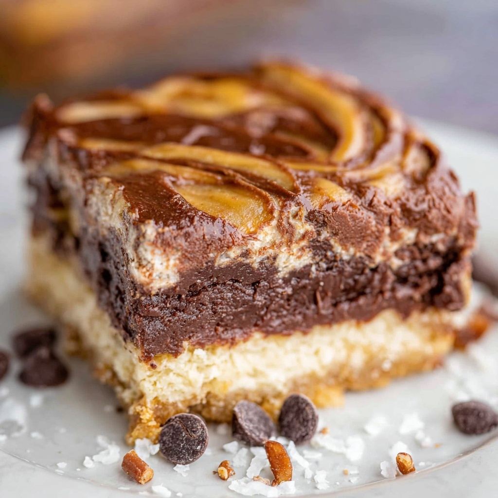 Gooey German Chocolate Bars Recipe - Recipe Image