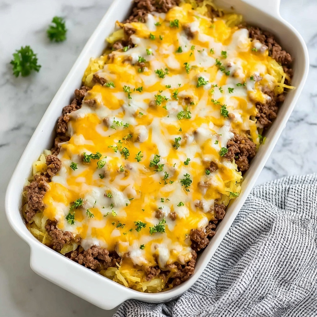 Ground Beef Hash Brown Casserole Recipe - Recipe Image