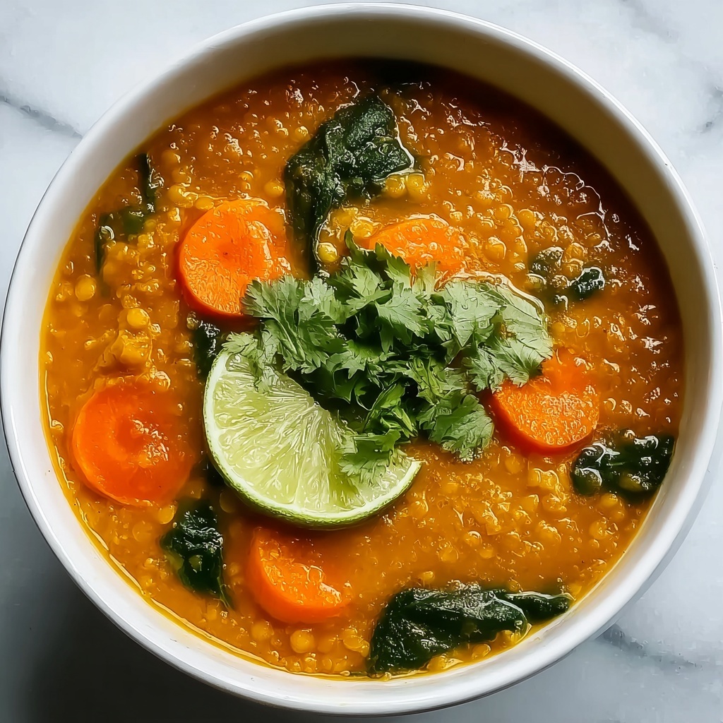 Slow Cooker Golden Lentil Soup Recipe - Recipe Image