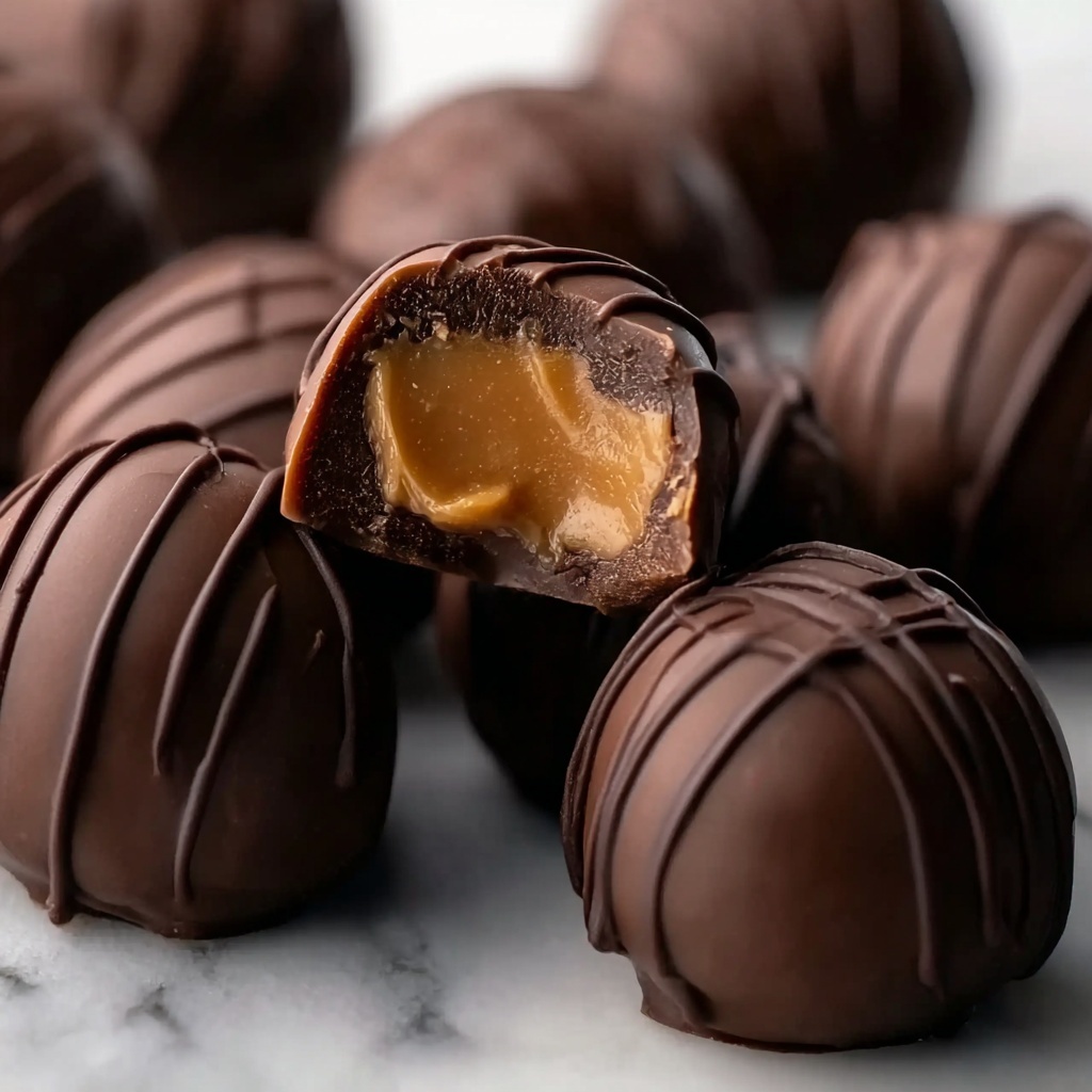 Quick and Easy Peanut Butter Truffles Recipe - Recipe Image