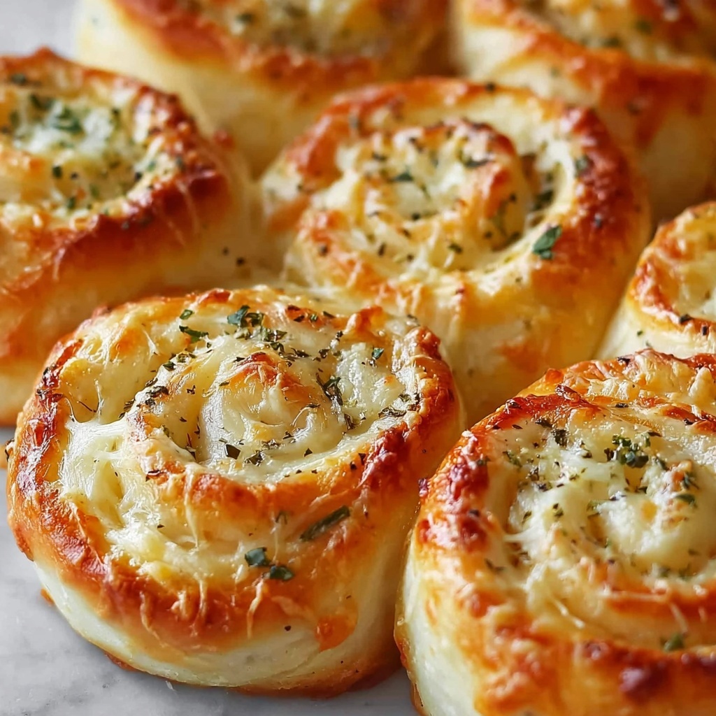 Homemade Garlic Cheese Rolls Recipe - Recipe Image