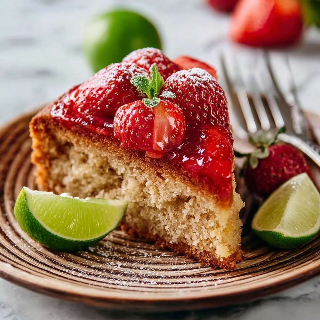 Strawberry Limeade Cake Recipe - Recipe Image