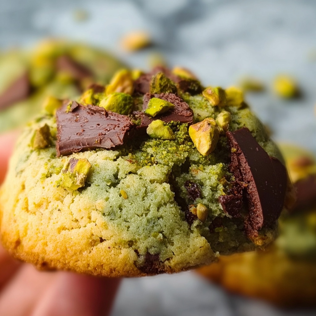 NYC Style Pistachio Protein Cookies Recipe - Recipe Image