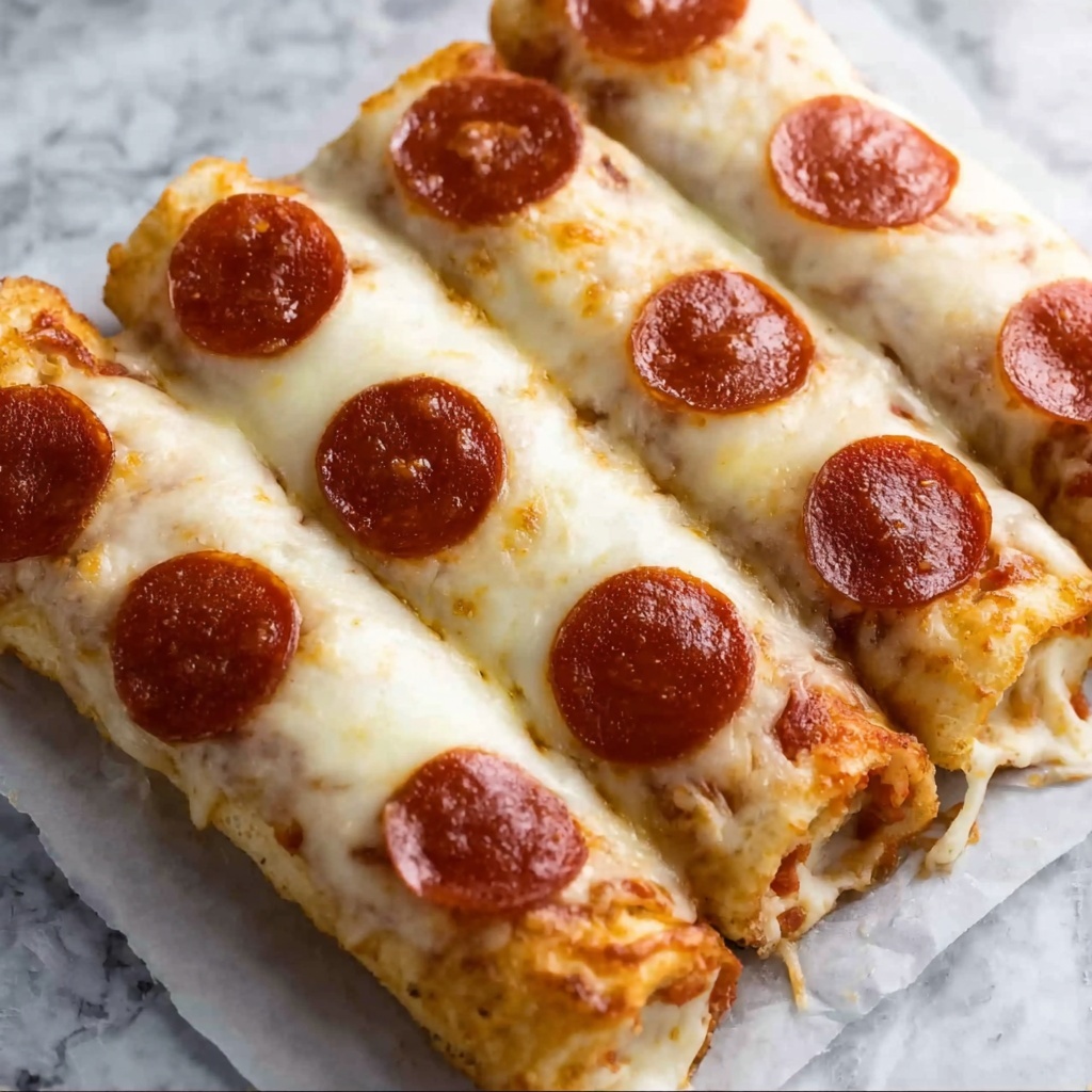 Cheesy Pepperoni Pizza Sticks Recipe - Recipe Image