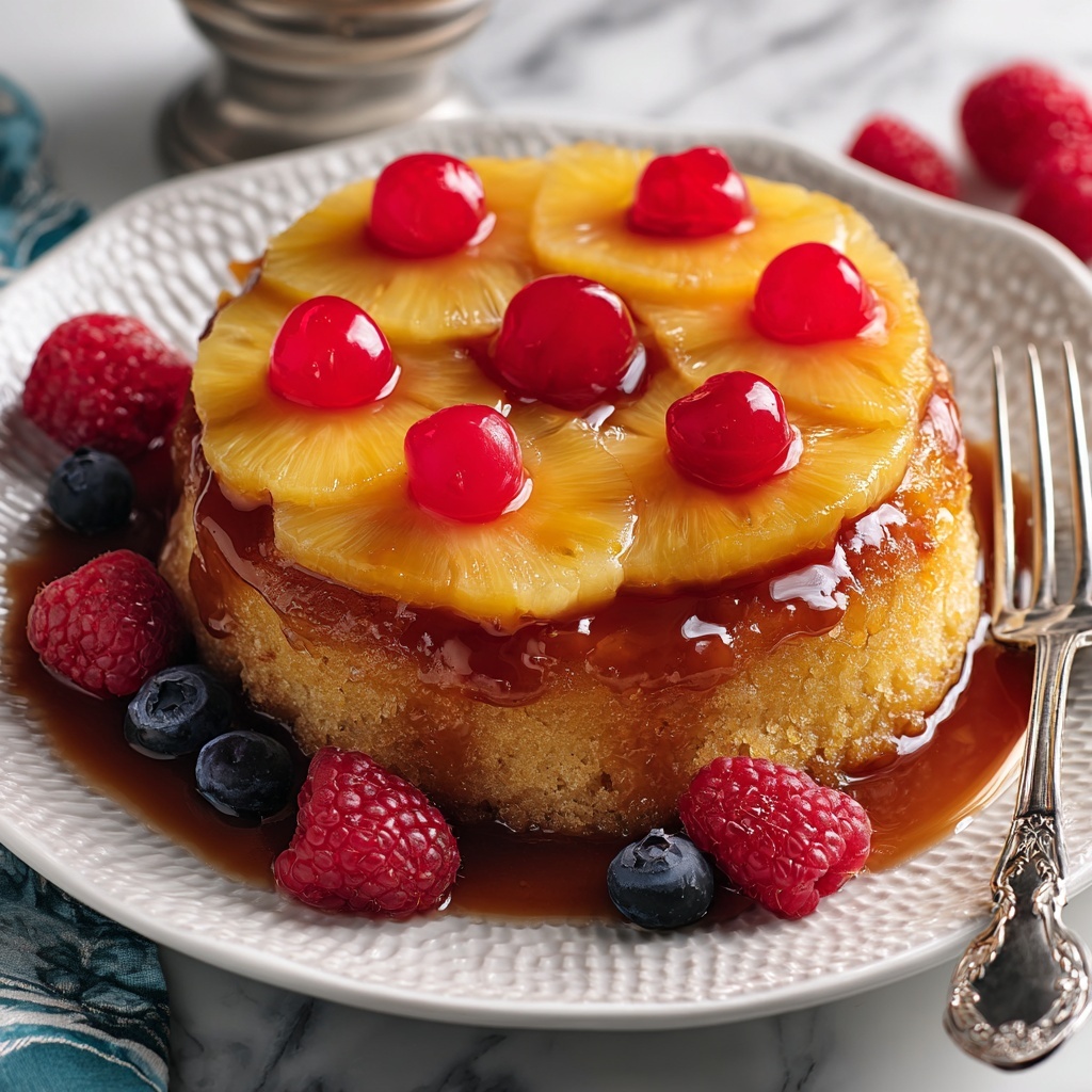 Pineapple Upside-Down Cake Recipe - Recipe Image