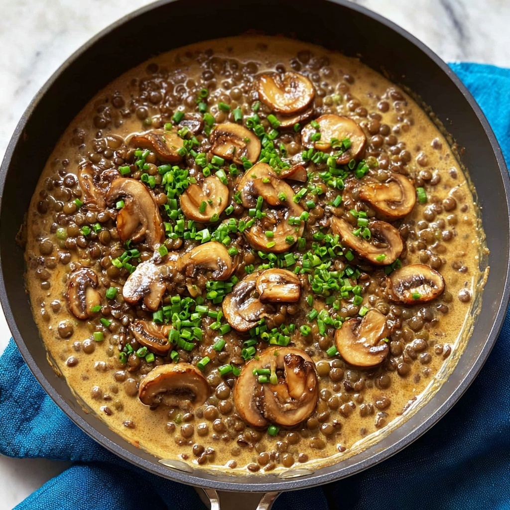 Lentil Mushroom Stroganoff: A Hearty Vegetarian Delight Recipe - Recipe Image