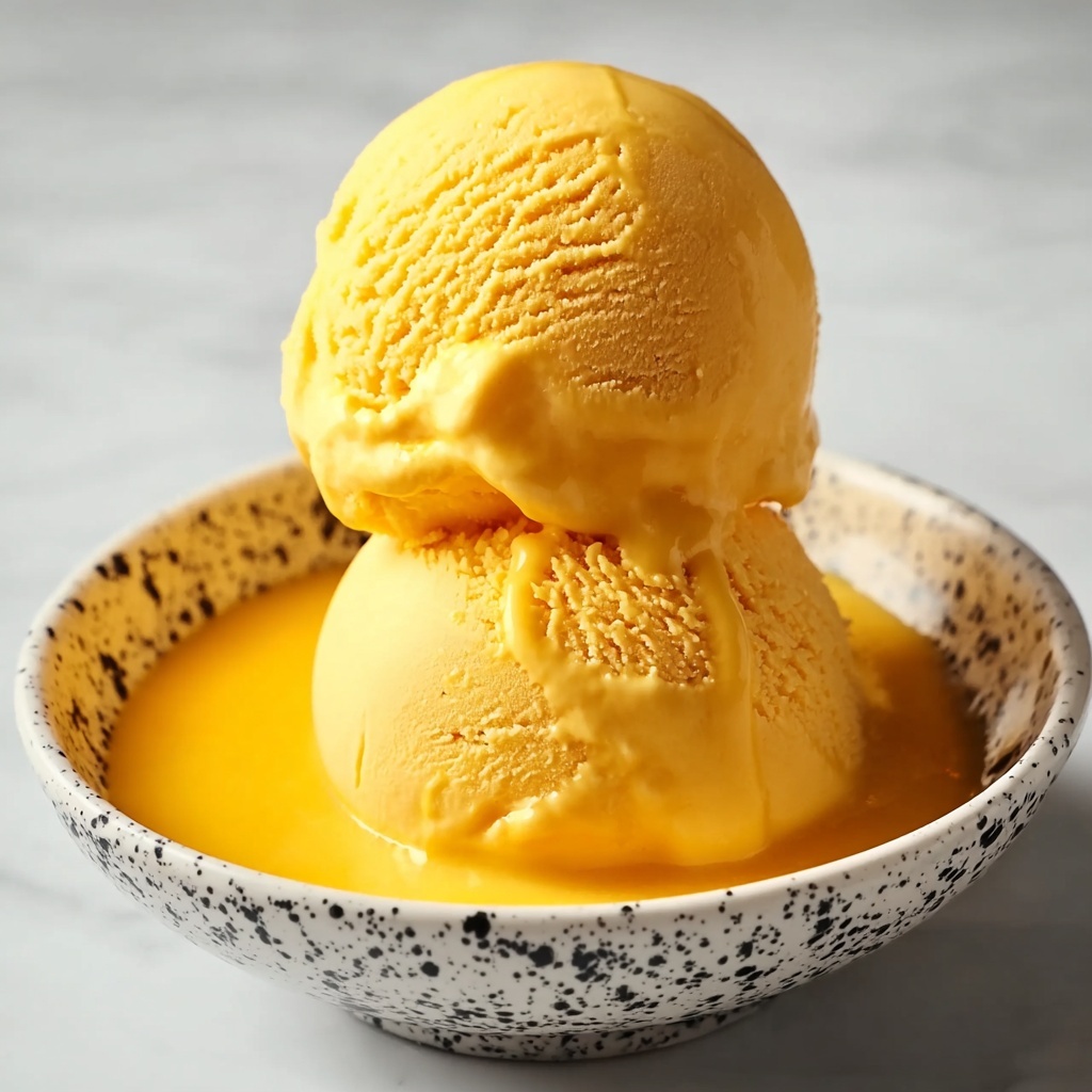 Creamy Mango Ice Cream Recipe - Recipe Image