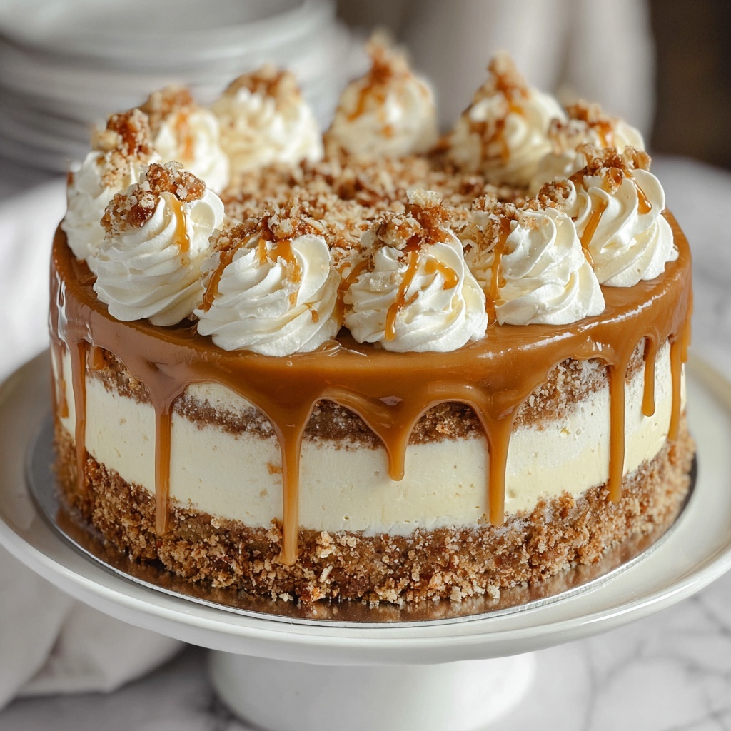 Caramel Crunch Cake Recipe - Recipe Image