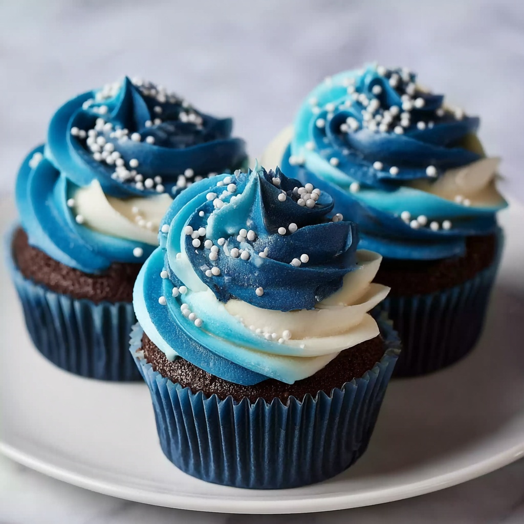 Blue Velvet Cupcakes Recipe - Recipe Image