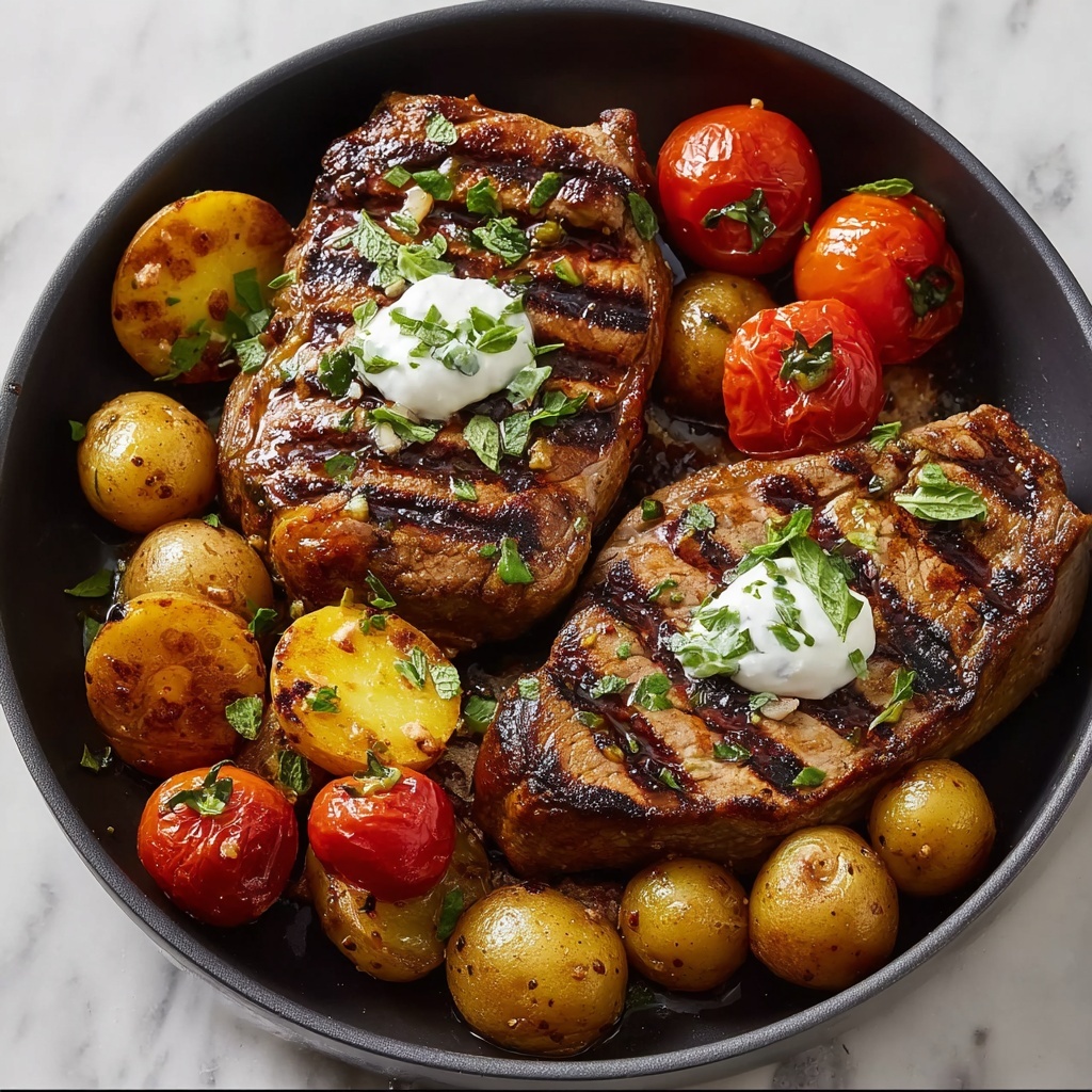 Grilled Steak and Potato Foil Packs Recipe - Recipe Image