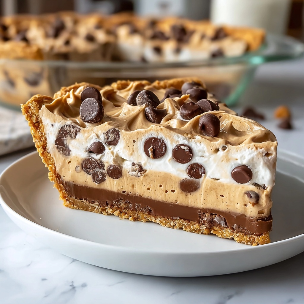 Chocolate Chip Cookie Dough Pie Recipe - Recipe Image