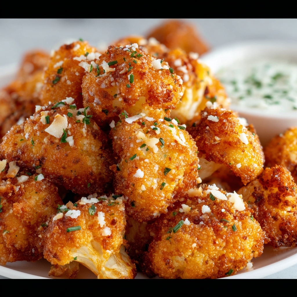 Parmesan Cauliflower Bites Recipe - Recipe Image