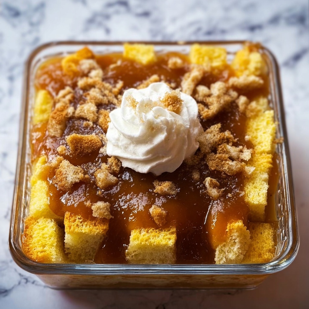 Pumpkin Bread Pudding with Caramel Sauce Recipe - Recipe Image