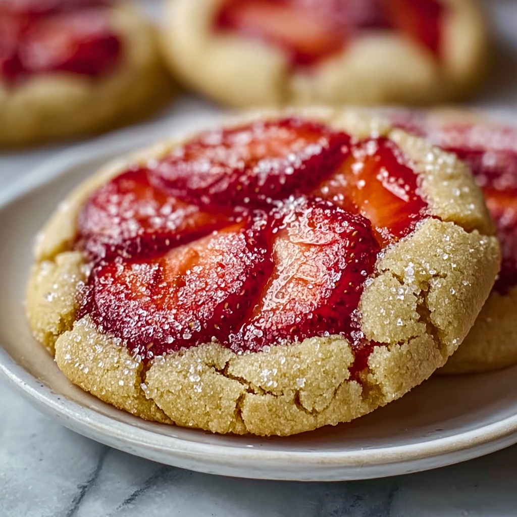 Double Strawberry Sugar Cookies Recipe - Recipe Image