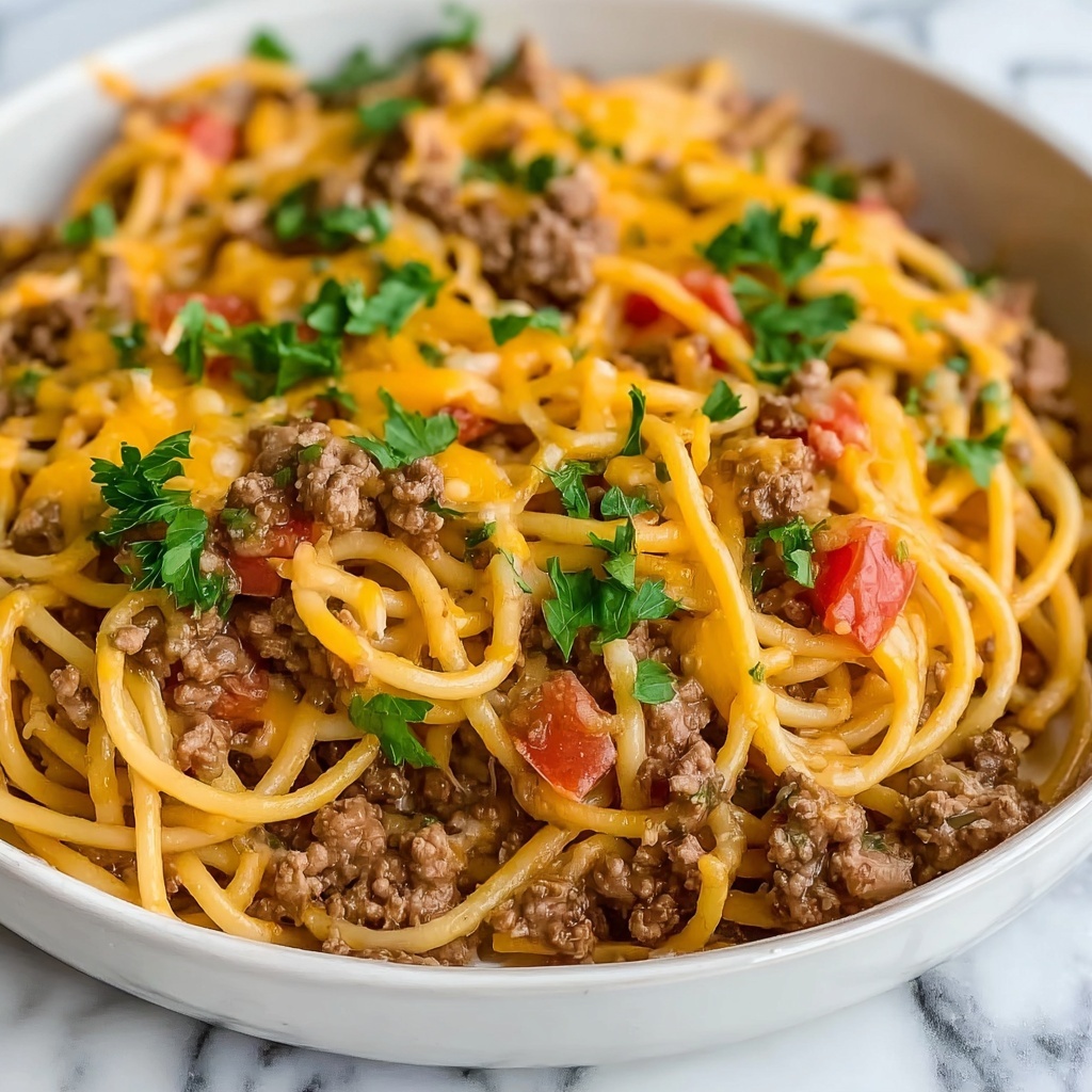 Taco Spaghetti Recipe - Recipe Image