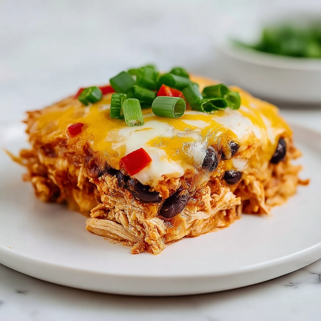 Healthy Chicken Taco Casserole Recipe - Recipe Image