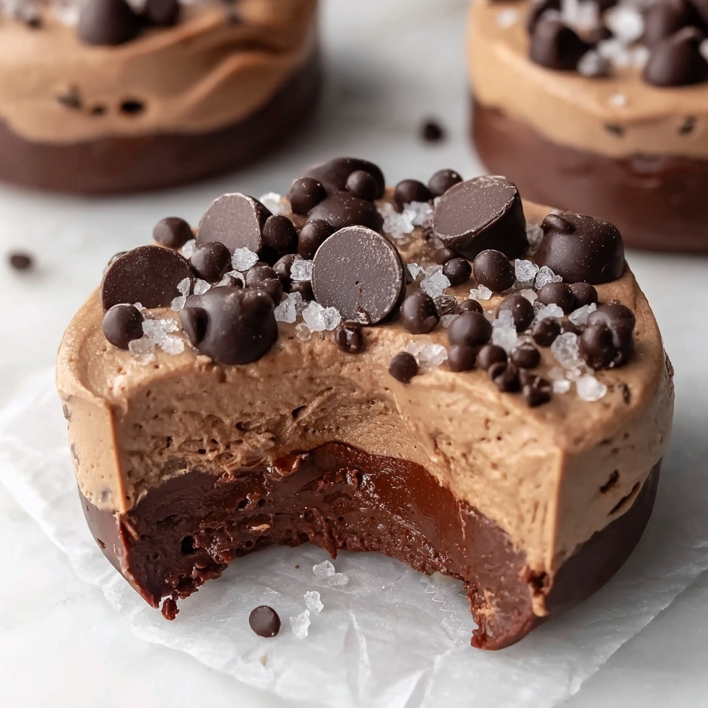 Protein Cookie Dough Chocolate Yogurt Cookies (No Bake + Plant-Based!) Recipe - Recipe Image