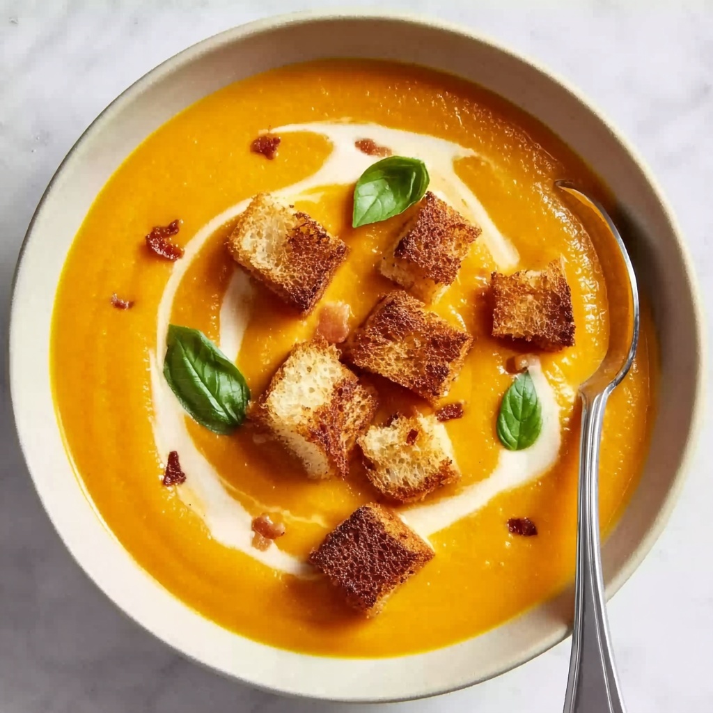 Carrot, Ginger, and Turmeric Soup with Orange and Coconut Milk Recipe - Recipe Image