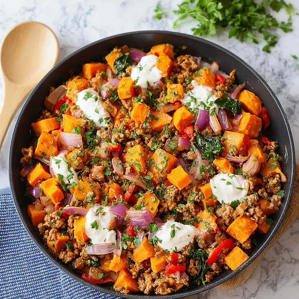 Ground Turkey Sweet Potato Skillet Recipe - Recipe Image