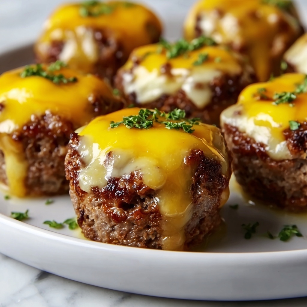 Cheesy Stuffed Meatloaf Bites Recipe - Recipe Image