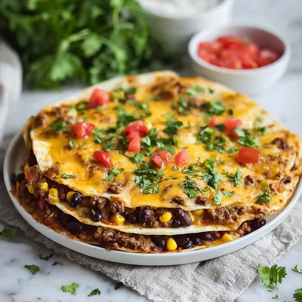 Taco Casserole with Tortillas Recipe - Recipe Image