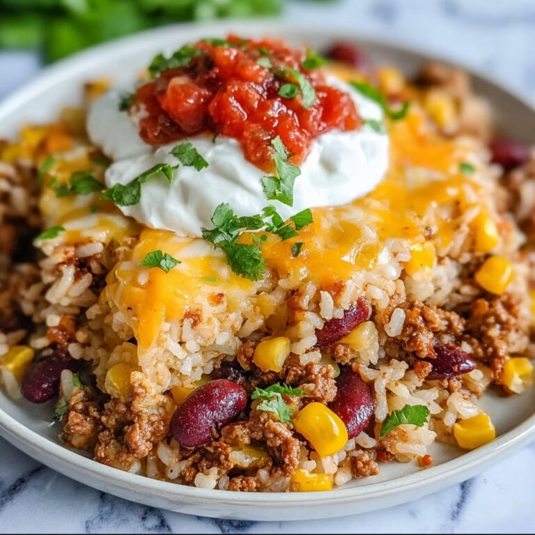 Easy One Pot Mexican Rice Casserole Recipe