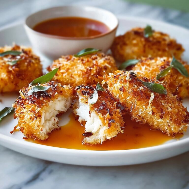 Coconut-Crusted Chicken Tenders with Pineapple Dipping Sauce Recipe