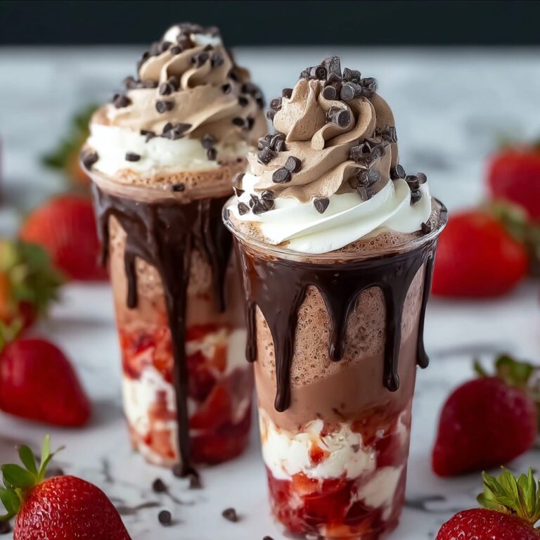 Chocolate Strawberry Frappuccino Recipe