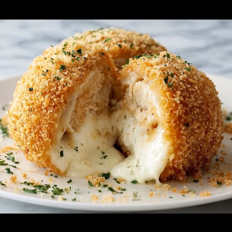 Chicken Pillows with Creamy Parmesan Sauce Recipe