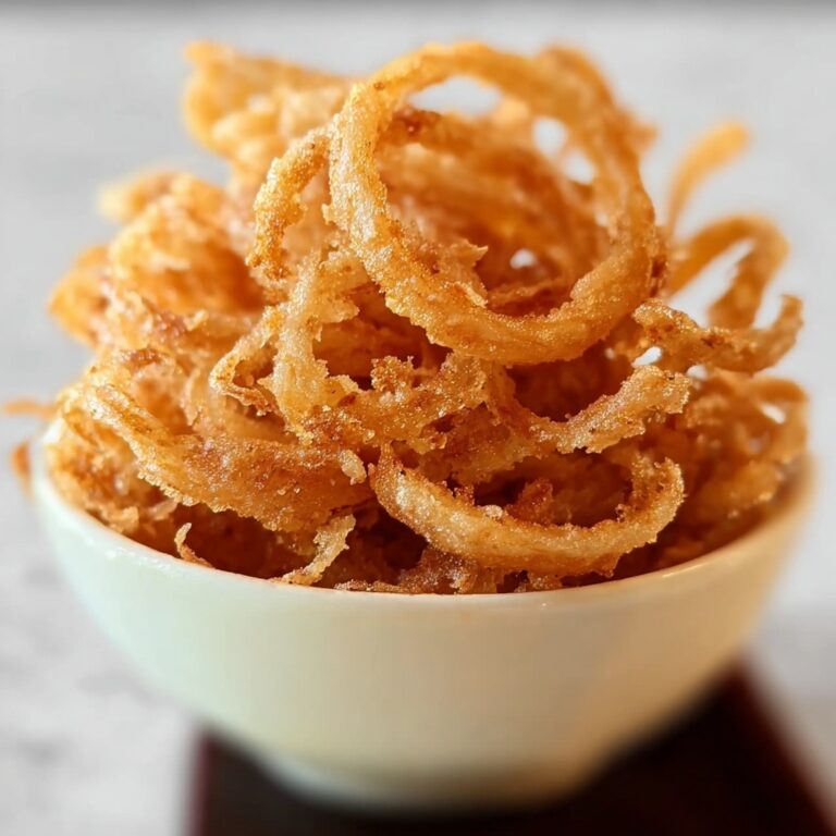 Crispy Onion Strings Recipe