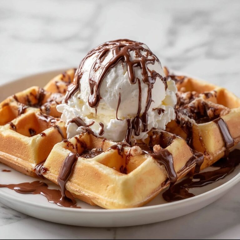 Nutella Filled Waffles Recipe