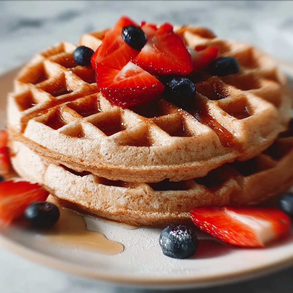 Cinnamon Waffles with Maple Butter Recipe - Recipe Image