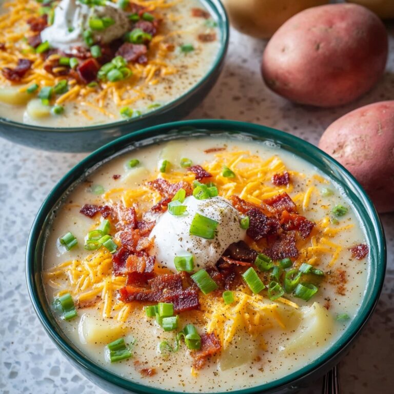 Creamy Loaded Baked Potato Soup Recipe