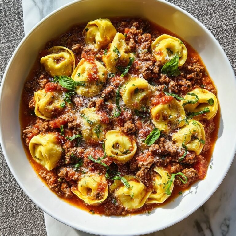 One-Pan Beefy Tortellini Bake Recipe