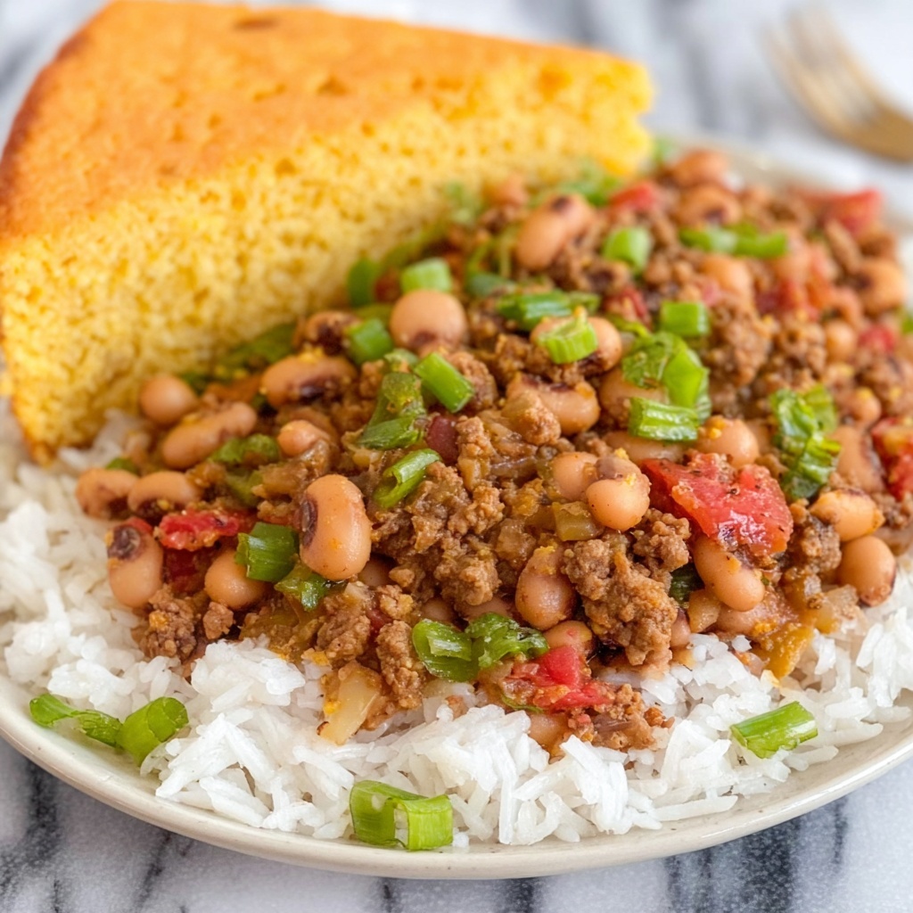 Hoppin' John: Hearty Black-Eyed Peas and Sausage Stew Recipe - Recipe Image