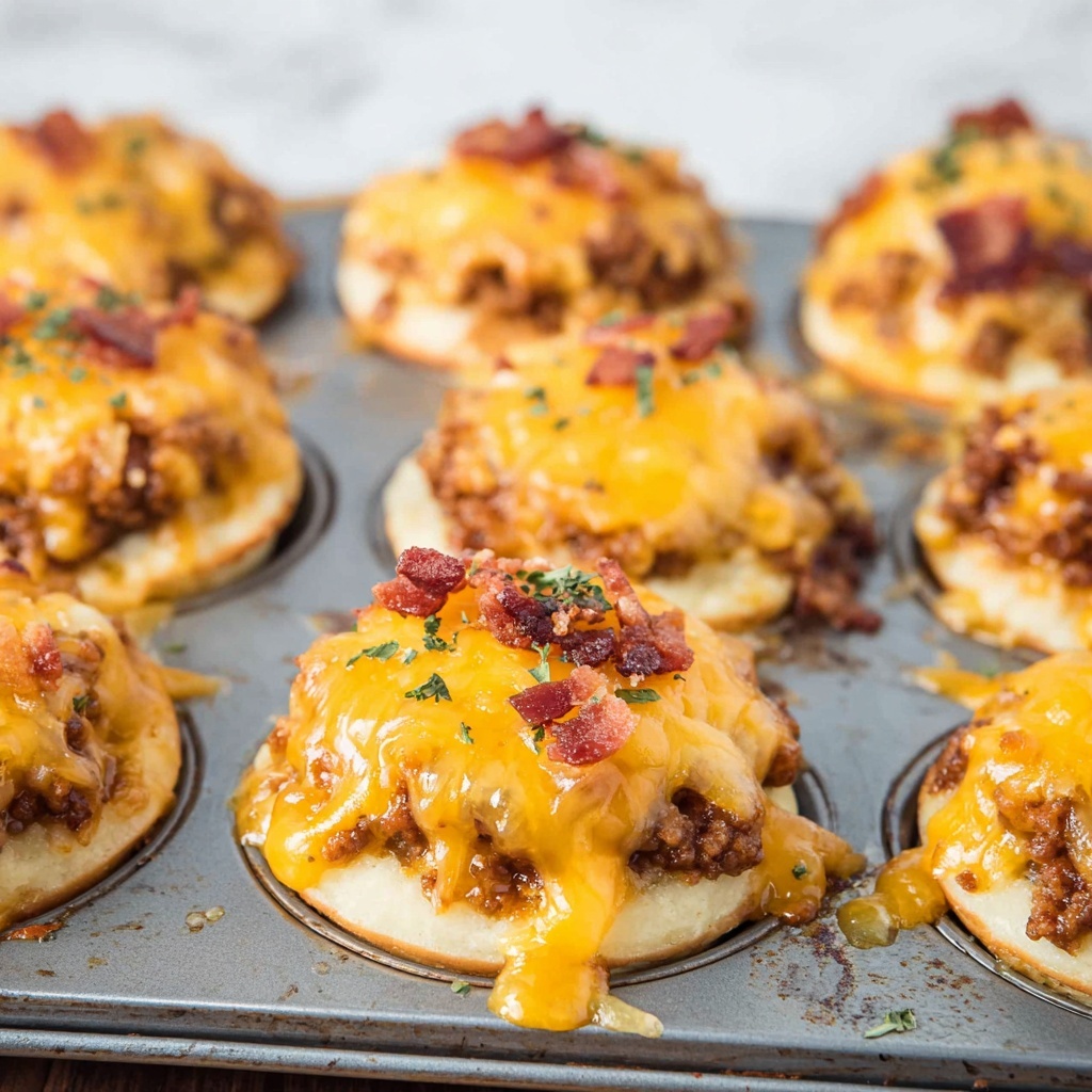 Bacon Cheeseburger Biscuits Recipe - Recipe Image