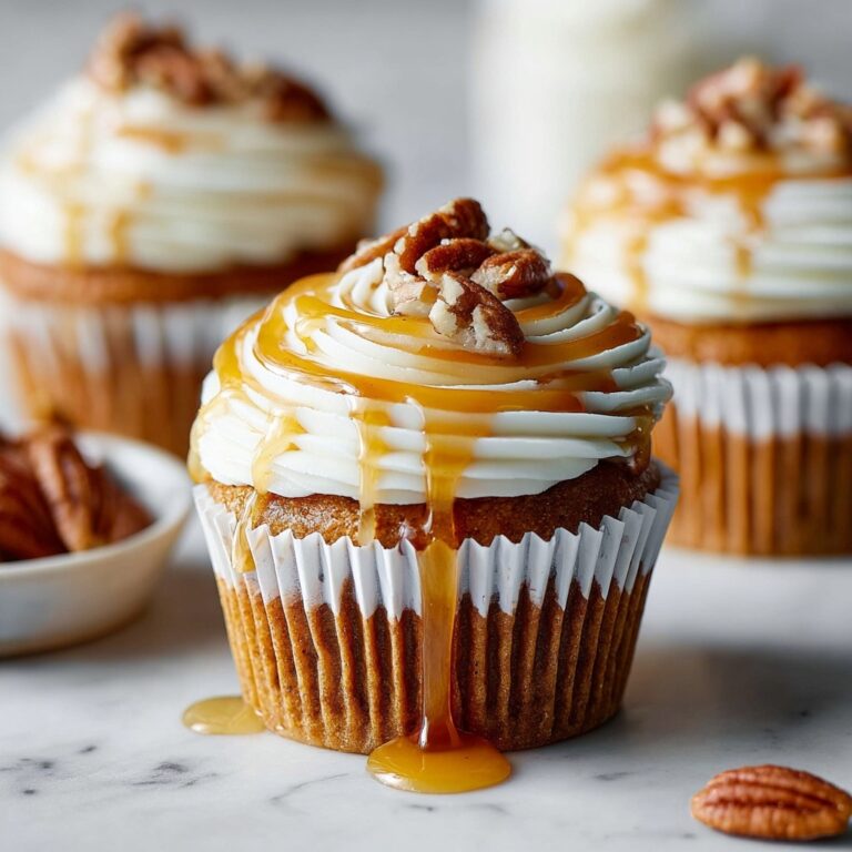 Vegan Pumpkin Cupcakes with Maple Cream Cheese Frosting and Pecans Recipe