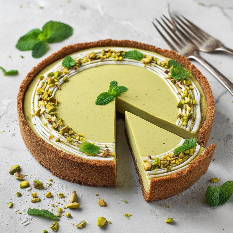 Vegan White Chocolate Pistachio Tart Recipe
