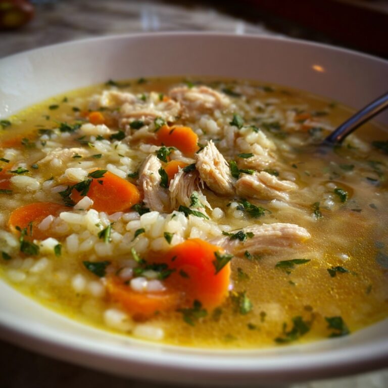 Chicken Rice Soup Recipe