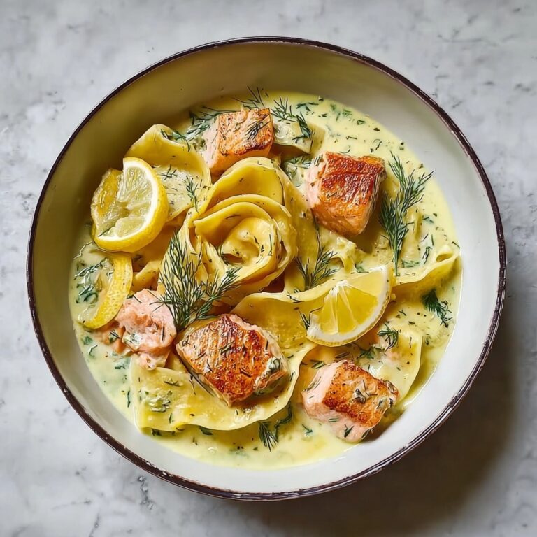 Citrus-Scented Pappardelle with Slow-Roasted Salmon Recipe