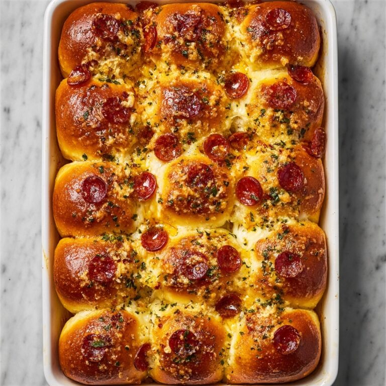 Pepperoni Pizza Hawaiian Rolls Recipe