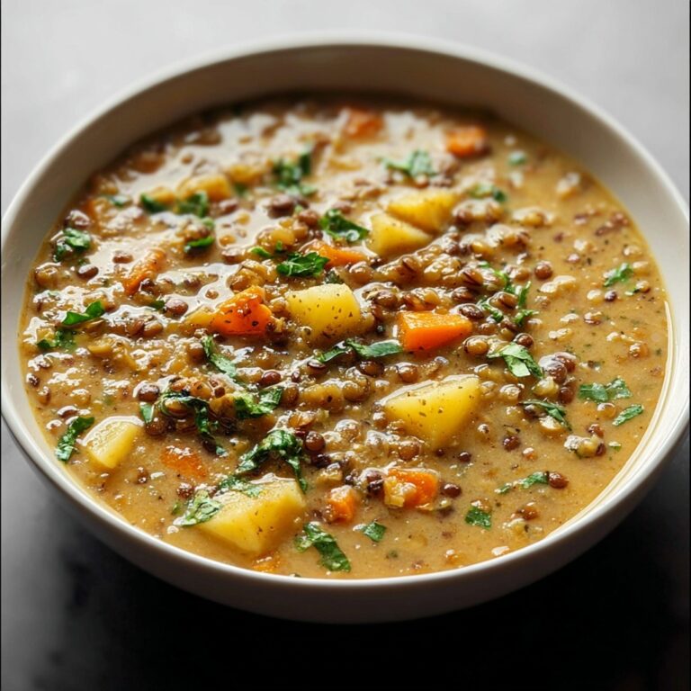 Carrot and Lentil Soup with Smoked Ham Hocks Recipe