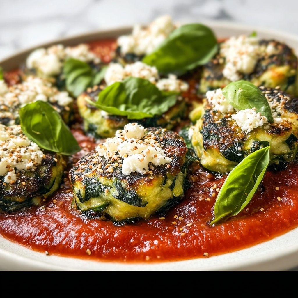 Malfatti (Italian Spinach Ricotta Dumplings) with Napoli Sauce Recipe - Recipe Image