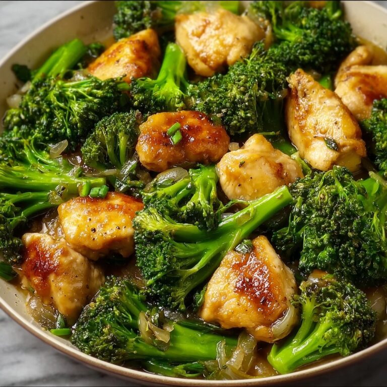One-Skillet Chicken and Broccoli Dinner Recipe