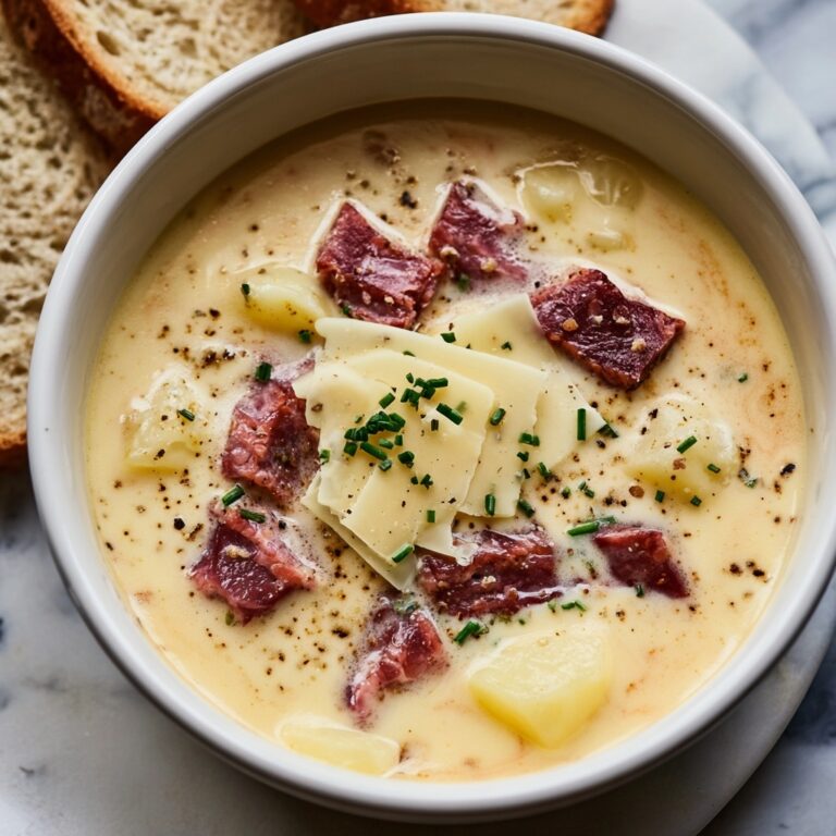 Easy Creamy Reuben Soup Recipe