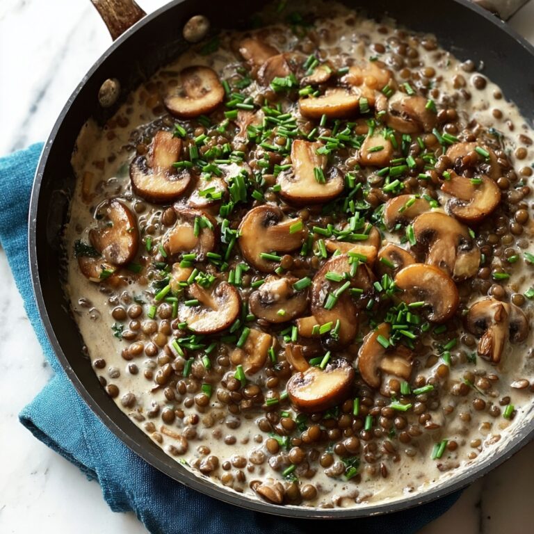 Lentil Mushroom Stroganoff: A Hearty Vegetarian Delight Recipe