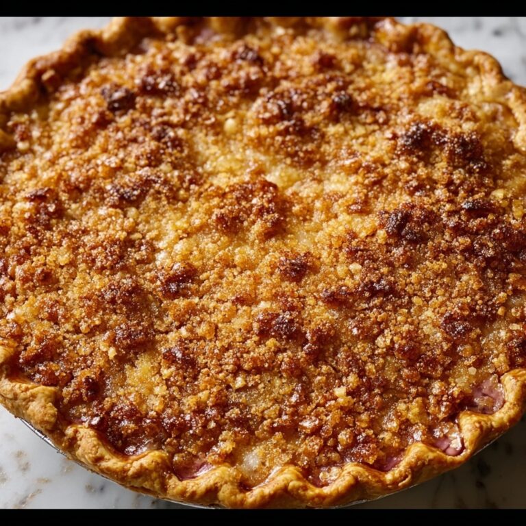 Dutch Rhubarb Pie Recipe