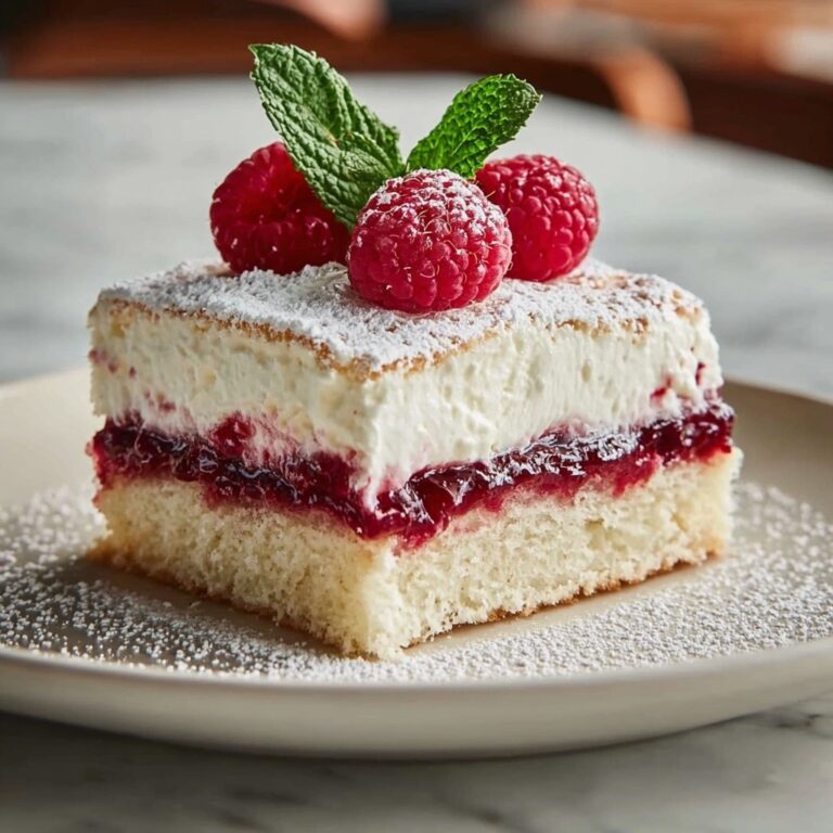 Raspberry Almond Cake with Almond Glaze Recipe