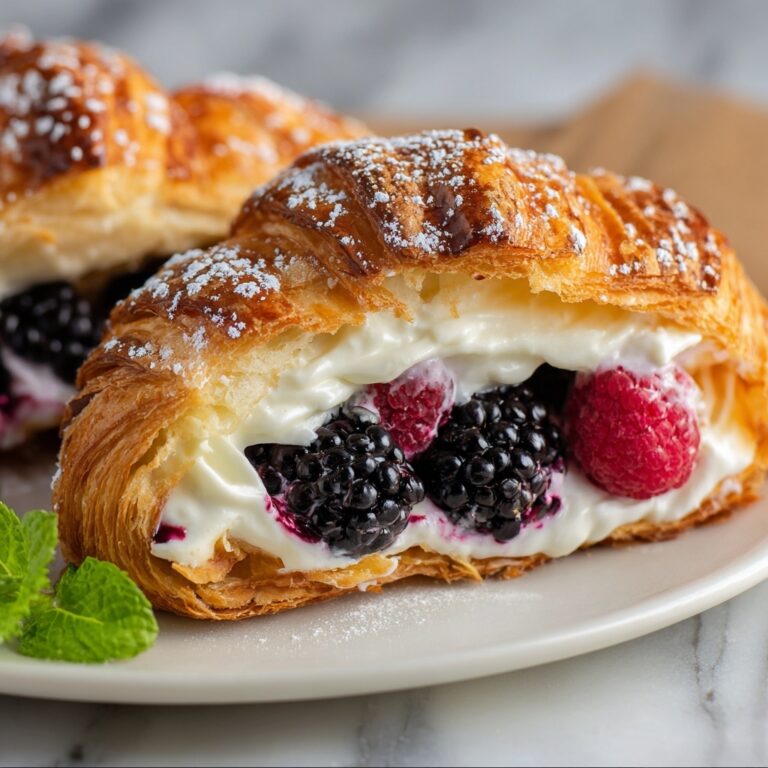 Berries and Cream Croissants Recipe