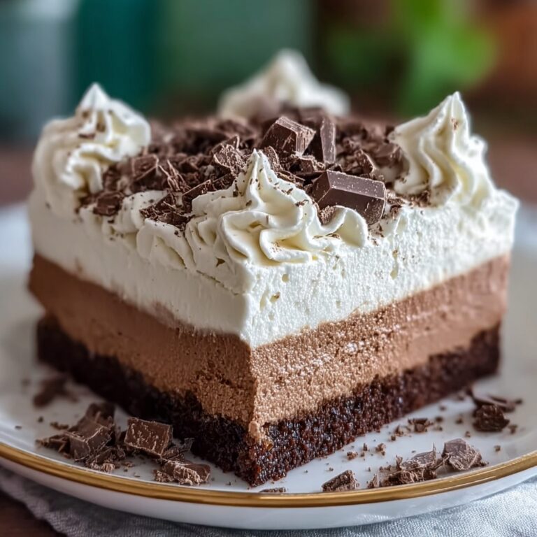 Triple Chocolate Mousse Cake Recipe
